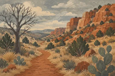 Quiet Canyon Pilgrimage Desert Path