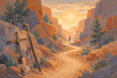 Desert Canyon Path of Enduring Hope