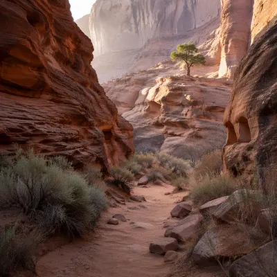 Desert Canyon Path to Evergreen Hope