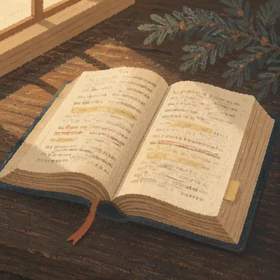 Highlighted Bible Passages with Evergreen Devotion