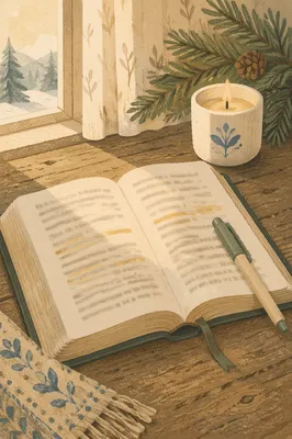 Highlighted Bible Passages with Evergreen Devotion
