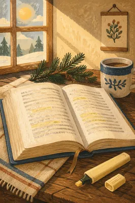 Highlighted Bible Passages with Evergreen Devotion