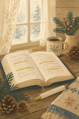 Highlighted Bible Study with Evergreen Morning Light