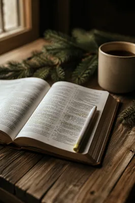 Highlighted Bible Passages with Evergreen Devotion