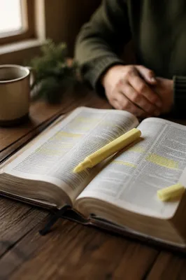 Highlighted Bible Passages for Morning Devotion