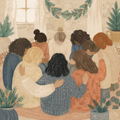 Evergreen Intercessory Prayer Circle in Community Room