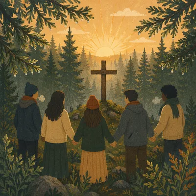 Evergreen Intercessory Prayer Circle at Dawn