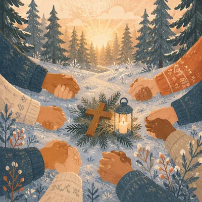 Intercessory Prayer Circle in Evergreen Dawn