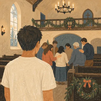 Evergreen Intercessory Prayer Circle in Stone Sanctuary