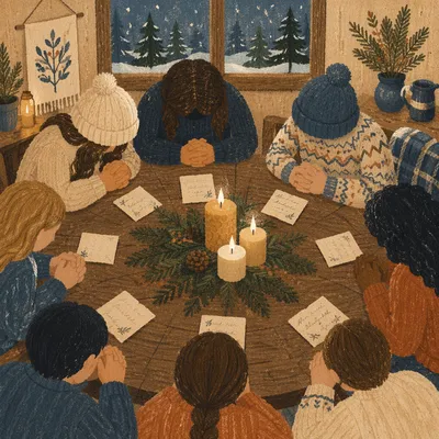 Evergreen Intercessory Prayer Circle by Candlelight