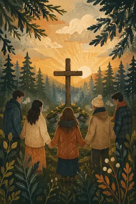 Intercessory Prayer Circle in Evergreen Dawn