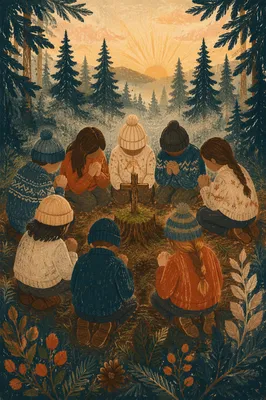 Intercessory Prayer Circle in Evergreen Dawn