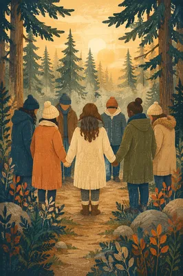 Intercessory Prayer Circle in Evergreen Dawn