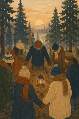 Intercessory Prayer Circle in Evergreen Dawn