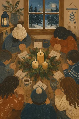 Evergreen Intercessory Prayer Circle by Candlelight