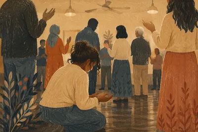 Evergreen Intercessory Prayer Circle in Community Hall