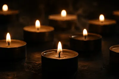 Candlelit Intercessory Prayer Circle with Quiet Flames