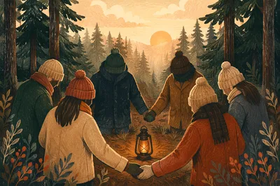 Intercessory Prayer Circle in Evergreen Dawn