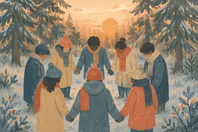 Intercessory Prayer Circle in Evergreen Dawn