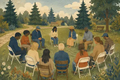 Outdoor Intercessory Prayer Circle in Evergreen Park