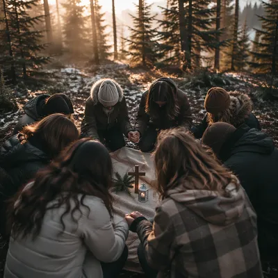 Intercessory Prayer Circle in Evergreen Dawn