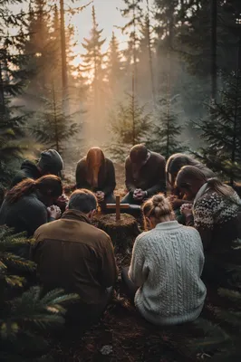 Intercessory Prayer Circle in Evergreen Dawn