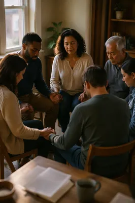 Intercessory Prayer Circle at Dawn