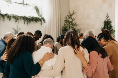 Evergreen Intercessory Prayer Circle in Community Room