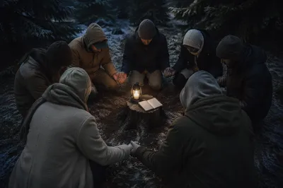 Intercessory Prayer Circle in Evergreen Dawn