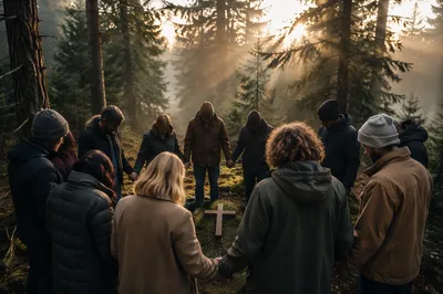 Intercessory Prayer Circle in Evergreen Grove