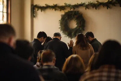 Intercessory Prayer Circle in Evergreen Chapel