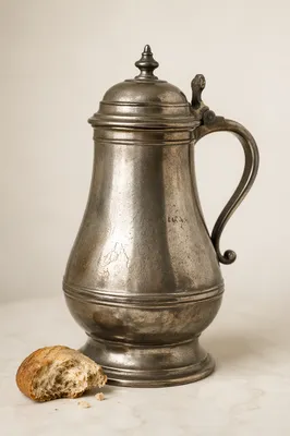 Antique Flagon and Broken Bread Communion