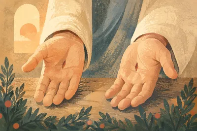 Resurrection Hands with Evergreen Hope