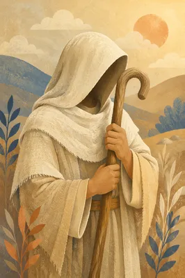 Gentle Shepherd Portrait in Soft Light