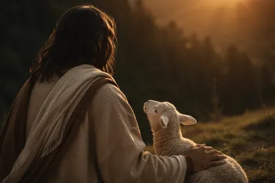 Gentle Shepherd Light at Evergreen Dusk