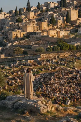 Jesus Teaching the Crowd on Hillside