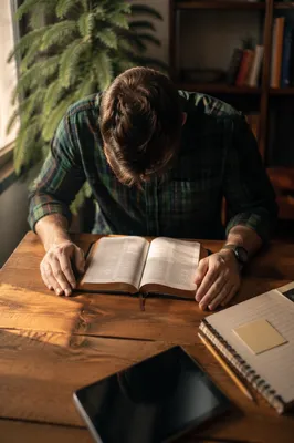 Morning Bible Devotion in Golden Light