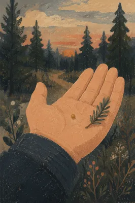 Mustard Seed in Open Palm