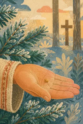 Mustard Seed in Hand by Evergreen Cross