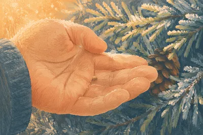Mustard Seed Resting in Gentle Palm