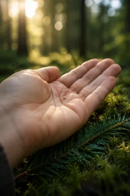 Mustard Seed Resting in Gentle Palm