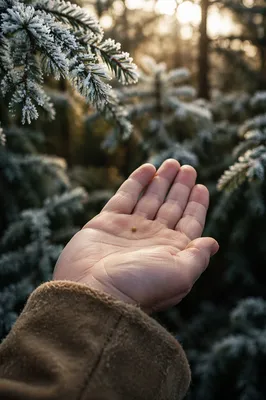 Mustard Seed in Open Palm