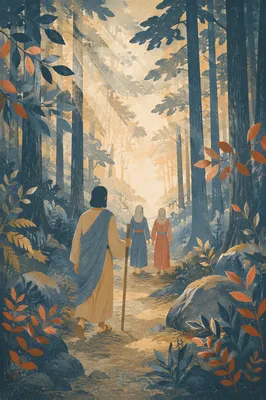 Narrow Evergreen Path Toward Morning Light