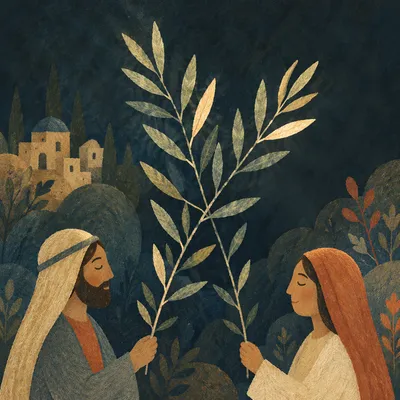 Evergreen Olive Branches Peace Symbol