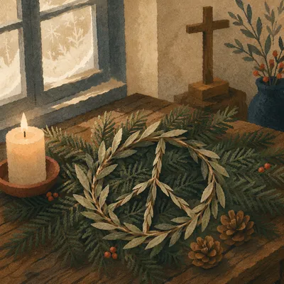 Olive Branch Peace Symbol in Evergreen Chapel