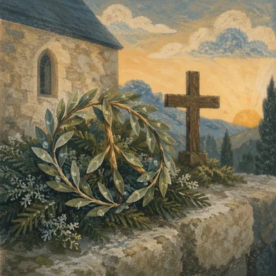 Olive Branch Peace Symbol at Winter Chapel