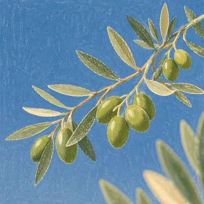 Evergreen Olive Branch Peace Symbol