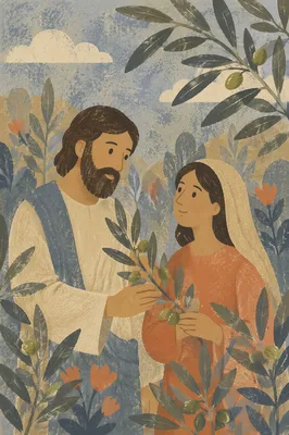 Evergreen Olive Branch Peace Symbol