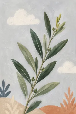Evergreen Olive Branch Peace Symbol