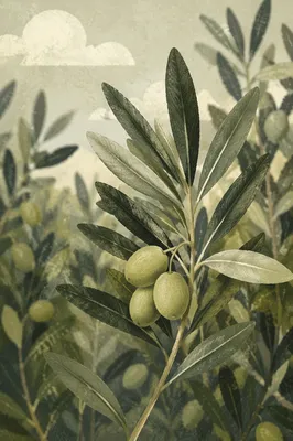 Evergreen Olive Branch Peace Symbol